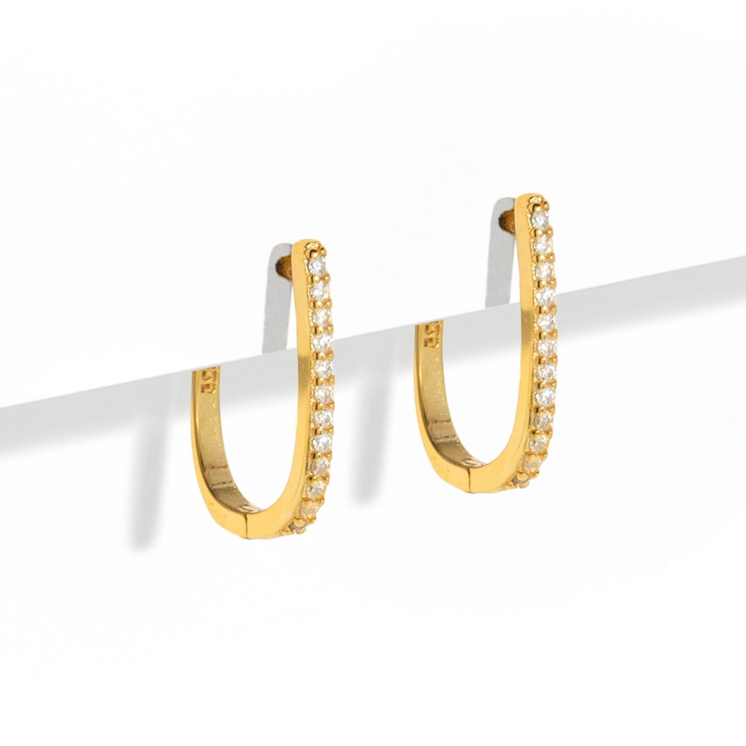 GOLDEN DAINTY RADIANT HOOPS