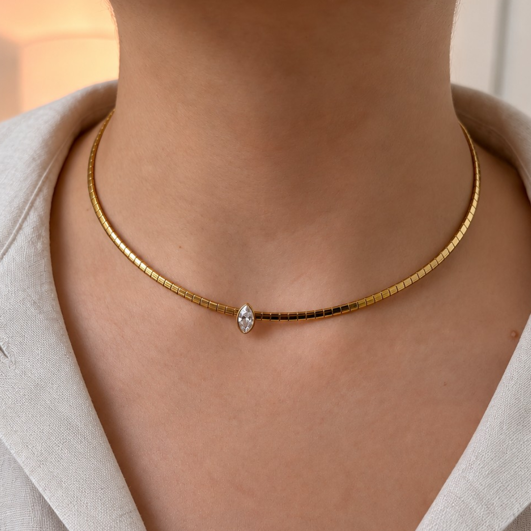 Golden Luxe Marquise Choker