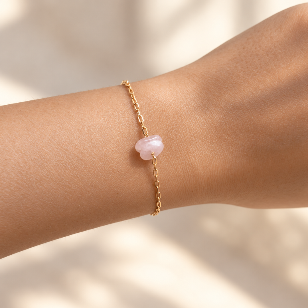 Gratitude Cotton Quartz Bracelet