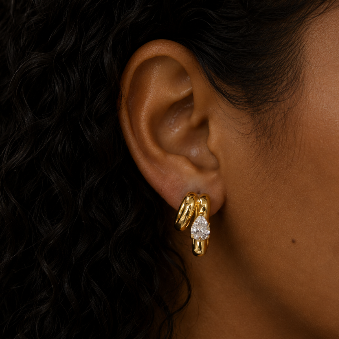 LUSTER GOLD EARRINGS