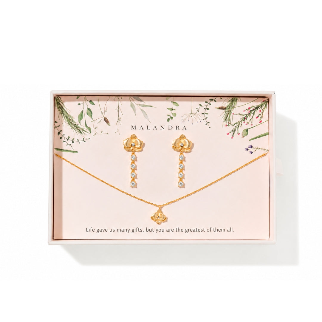 MOM GLOW ORCHID GIFT SET