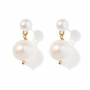 ALLURE PEARL DOTS EARRINGS - ARETES - Malandra Jewelry - TA2088