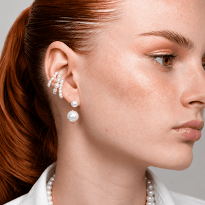ALLURE PEARL DOTS EARRINGS - ARETES - Malandra Jewelry - TA2088