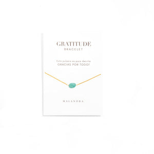 AMAZONITE GRATITUDE BRACELET - PULSERAS - Malandra Jewelry - TP1652