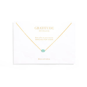 AMAZONITE GRATITUDE NECKLACE - COLLARES - Malandra Jewelry - TC1641
