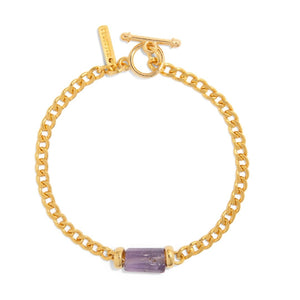 AMETHYST AURA BRACELET - PULSERAS - Malandra Jewelry - TP1616