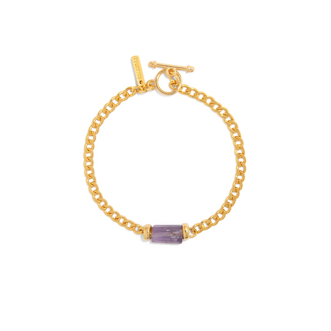 AMETHYST AURA BRACELET - PULSERAS - Malandra Jewelry - TP1616