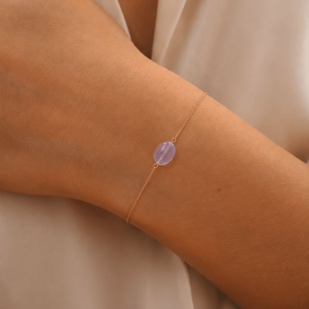AMETHYST QUARTZ GRATITUDE BRACELET - PULSERAS - Malandra Jewelry - TP921
