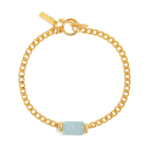 AQUAMARINE AURA BRACELET - PULSERAS - Malandra Jewelry - TP1619