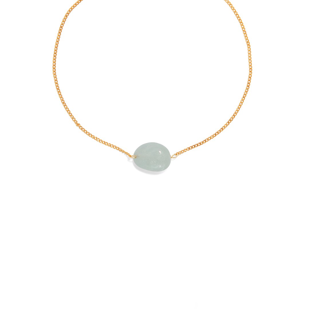 AQUAMARINE GRATITUDE BRACELET - PULSERAS - Malandra Jewelry - TP1653