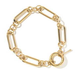 AURUM ESSENCE LINK BRACELET - PULSERAS - Malandra Jewelry - EYHP83-MODEL 1 BRACELET