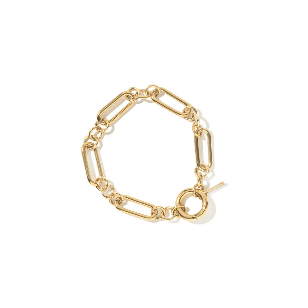 AURUM ESSENCE LINK BRACELET - PULSERAS - Malandra Jewelry - EYHP83-MODEL 1 BRACELET