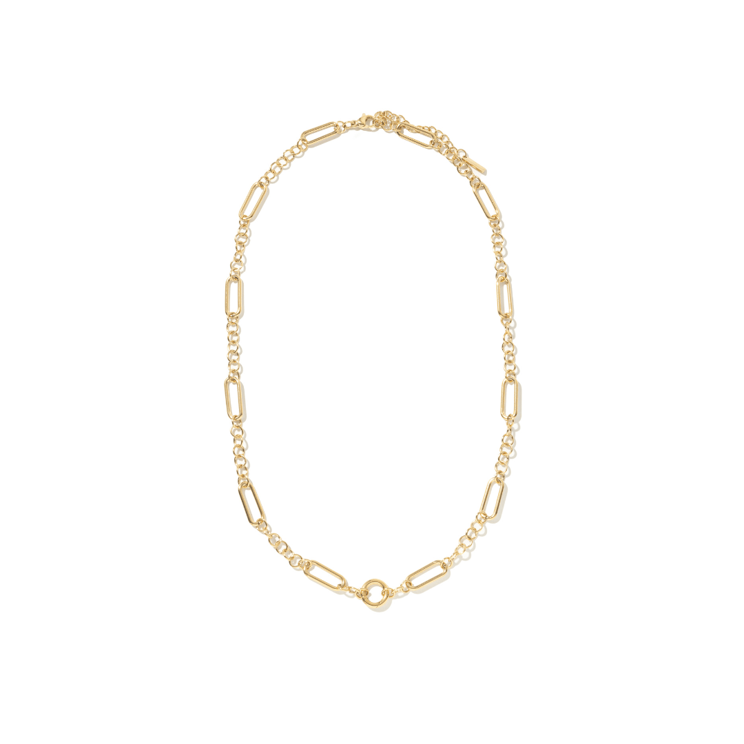 AURUM LIGHTCHAIN NECKLACE - COLLARES - Malandra Jewelry - EYHC77-MODEL 2 NECKLACE