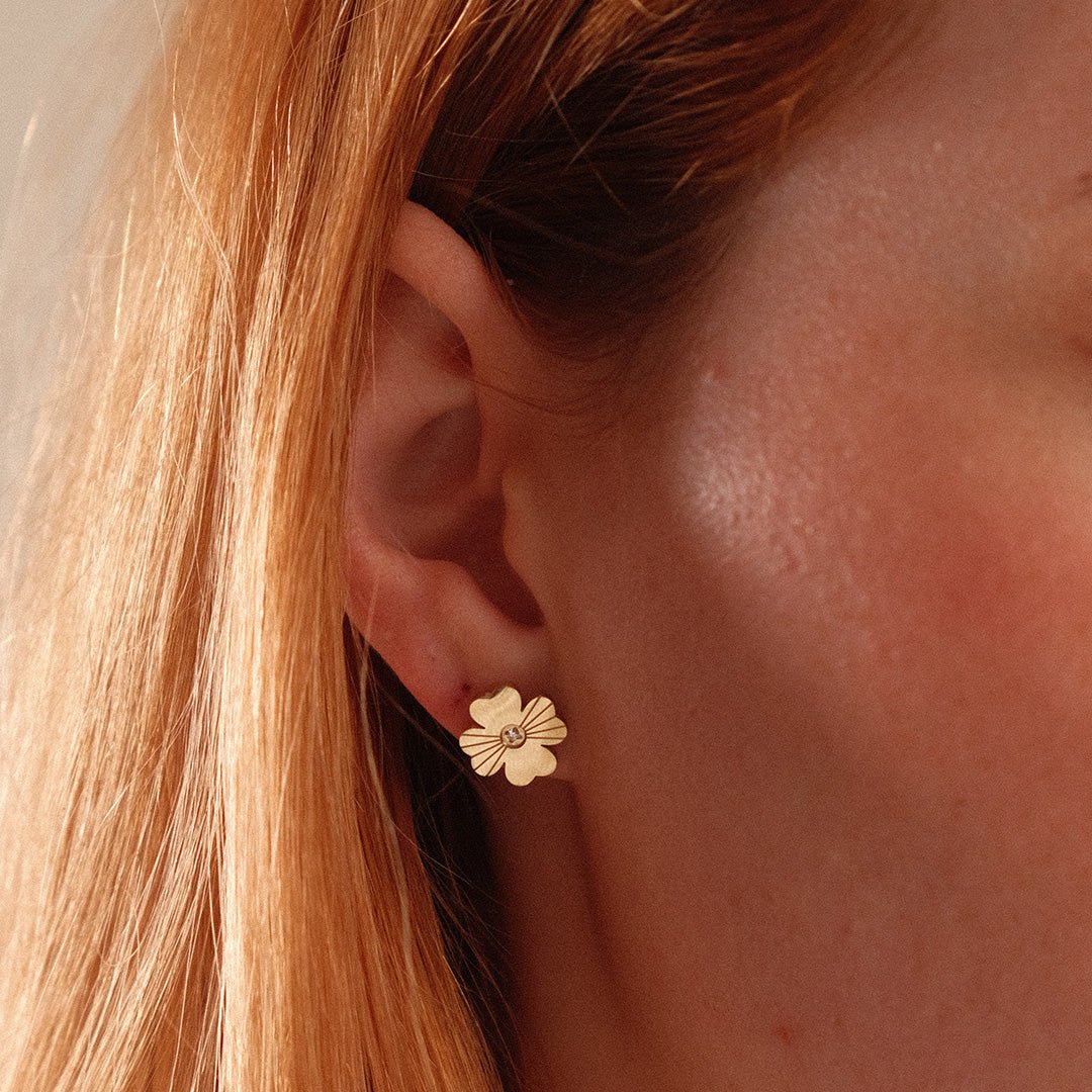 AURUM LUMEN BLOOM EARRINGS - ARETES - Malandra Jewelry - EYHA90-MODEL 4 EARRING
