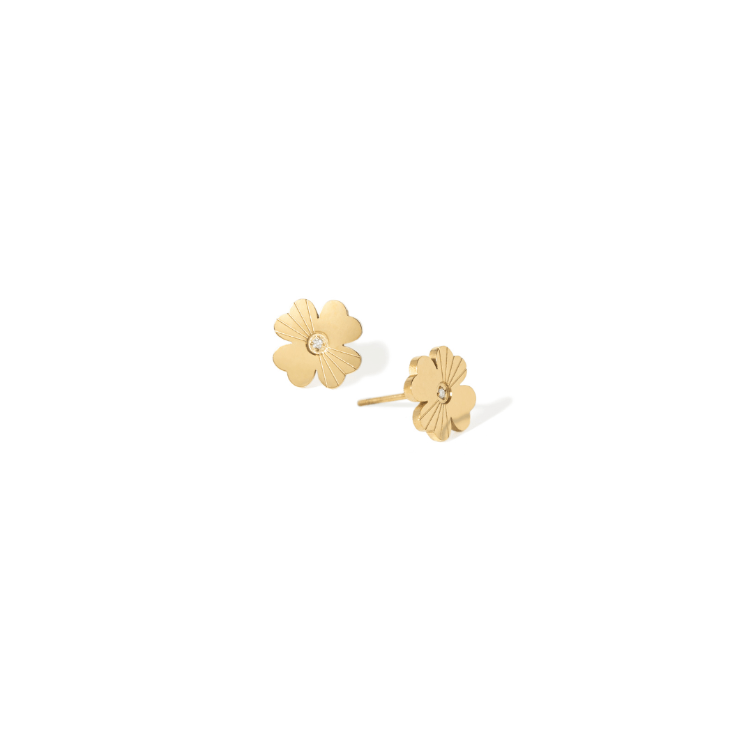 AURUM LUMEN BLOOM EARRINGS - ARETES - Malandra Jewelry - EYHA90-MODEL 4 EARRING