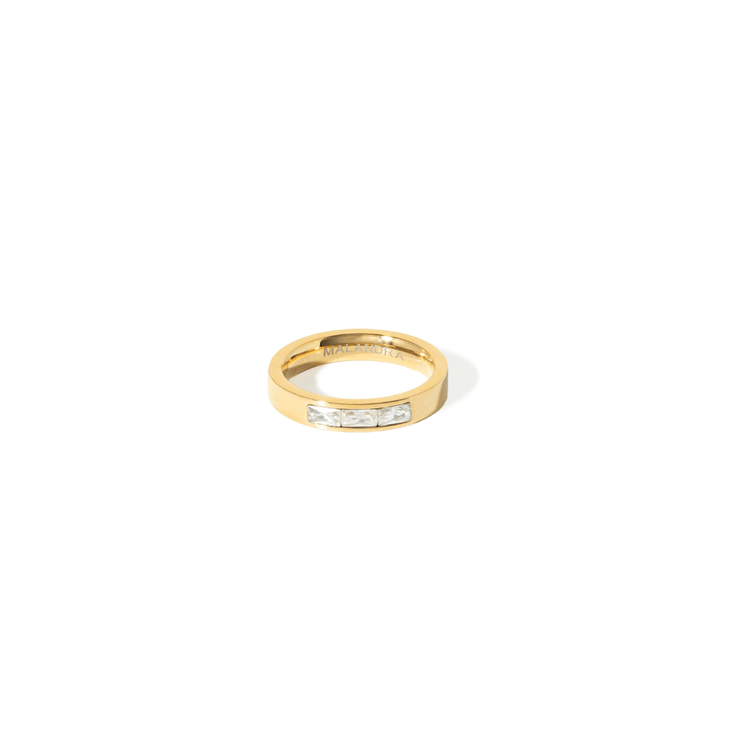AURUM SHINE STRIP RING - ANILLOS - Malandra Jewelry - EYHR94.6-MODEL 2 RING
