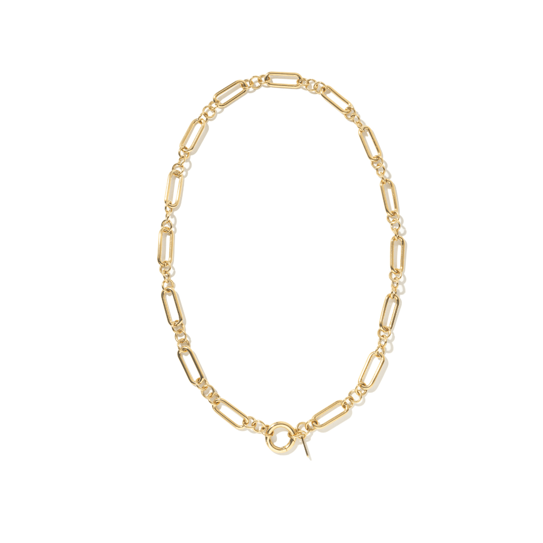 AURUM SOULCHAIN NECKLACE - COLLARES - Malandra Jewelry - EYHC76-MODEL 1 NECKLACE