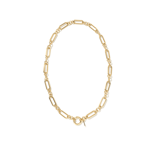 AURUM SOULCHAIN NECKLACE - COLLARES - Malandra Jewelry - EYHC76-MODEL 1 NECKLACE
