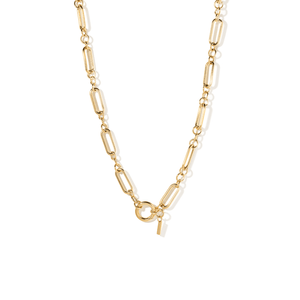 AURUM SOULCHAIN NECKLACE - COLLARES - Malandra Jewelry - EYHC76-MODEL 1 NECKLACE