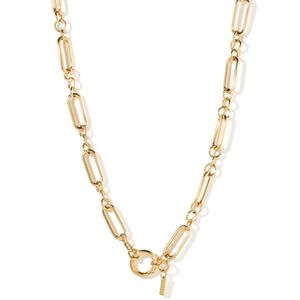 AURUM SOULCHAIN NECKLACE - COLLARES - Malandra Jewelry - EYHC76-MODEL 1 NECKLACE