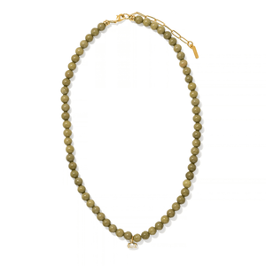 Avocado Jade Gaia Necklace - COLLARES - Malandra Jewelry - TC2696