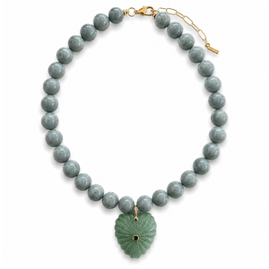 Azure Jade Gaia Necklace - COLLARES - Malandra Jewelry - TC2622