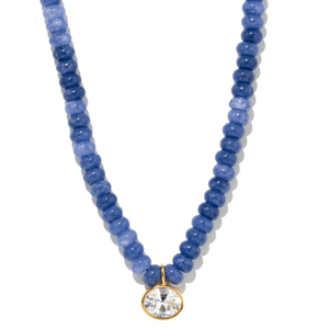 AZURE JASPER GAIA NECKLACE - COLLARES - Malandra Jewelry - TC2432
