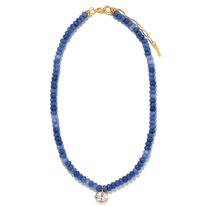 AZURE JASPER GAIA NECKLACE - COLLARES - Malandra Jewelry - TC2432