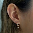 BIRTHSTONES APRIL EARRING - ARETES - Malandra Jewelry - TA1774