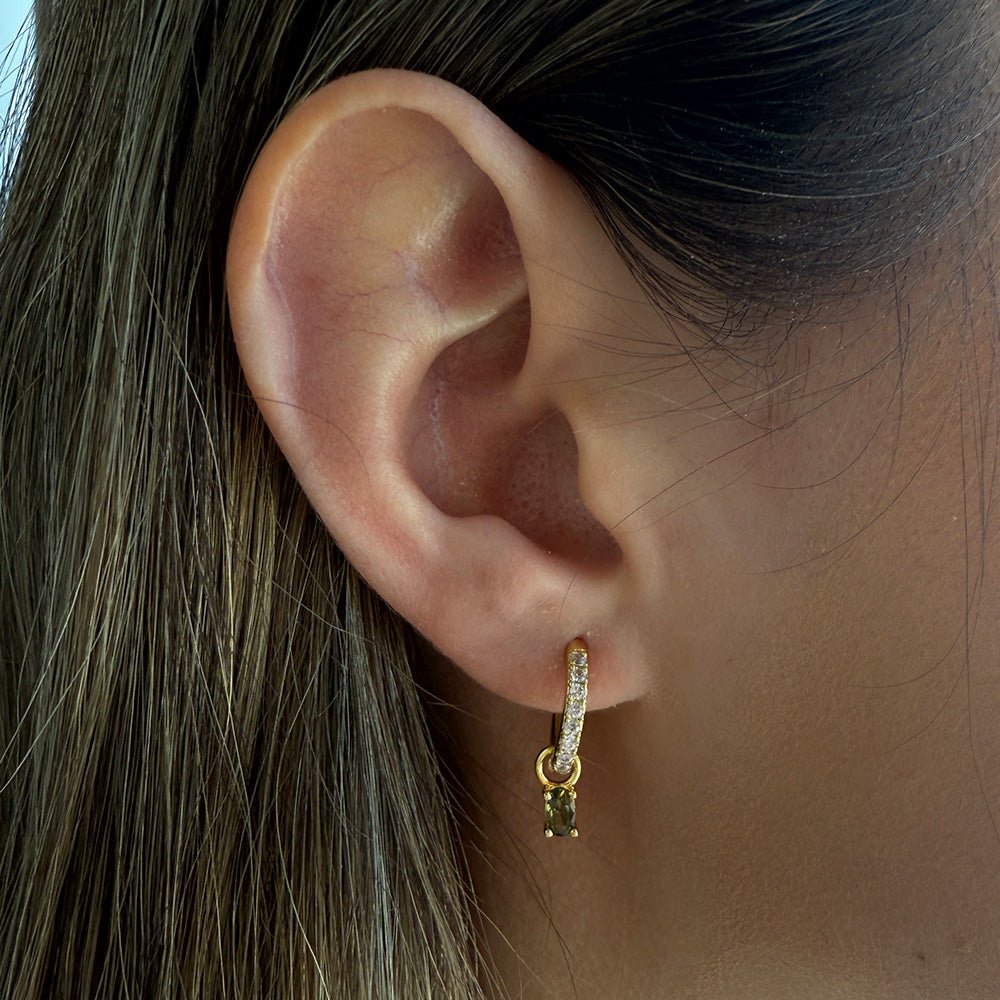 BIRTHSTONES AUGUST EARRING - ARETES - Malandra Jewelry - TA1778