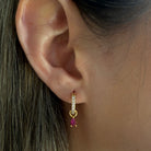 BIRTHSTONES JULY EARRING - ARETES - Malandra Jewelry - TA1777