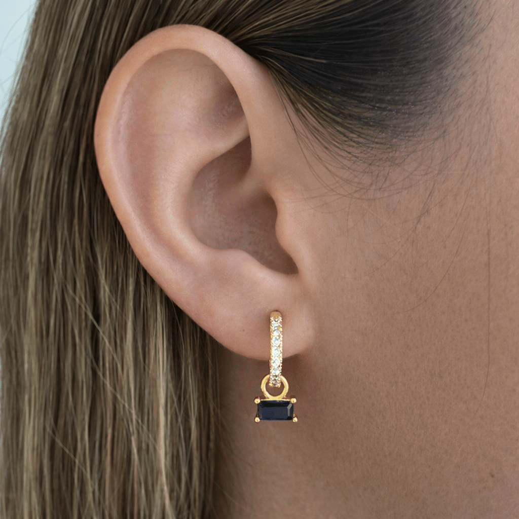 BIRTHSTONES SEPTEMBER EARRINGS - ARETES - Malandra Jewelry - TA1779