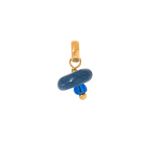 Blue Labradorite Tourmaline Charm - DIJES - Malandra Jewelry - TD2580