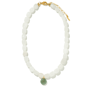BLUSH OPAL GAIA NECKLACE - COLLARES - Malandra Jewelry - TC2437