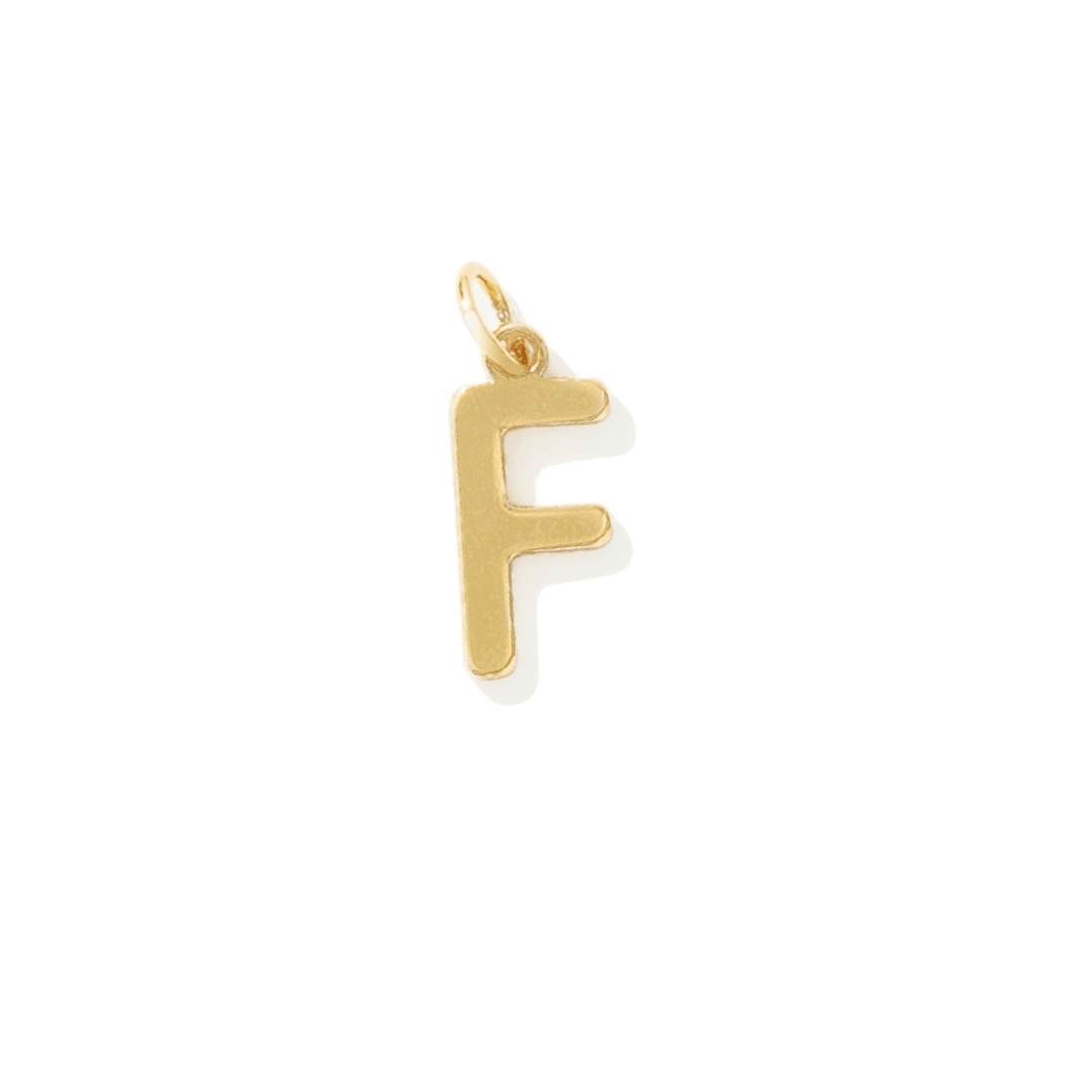 BOLD GOLDEN LETTER - DIJES - Malandra Jewelry - TD1702.F