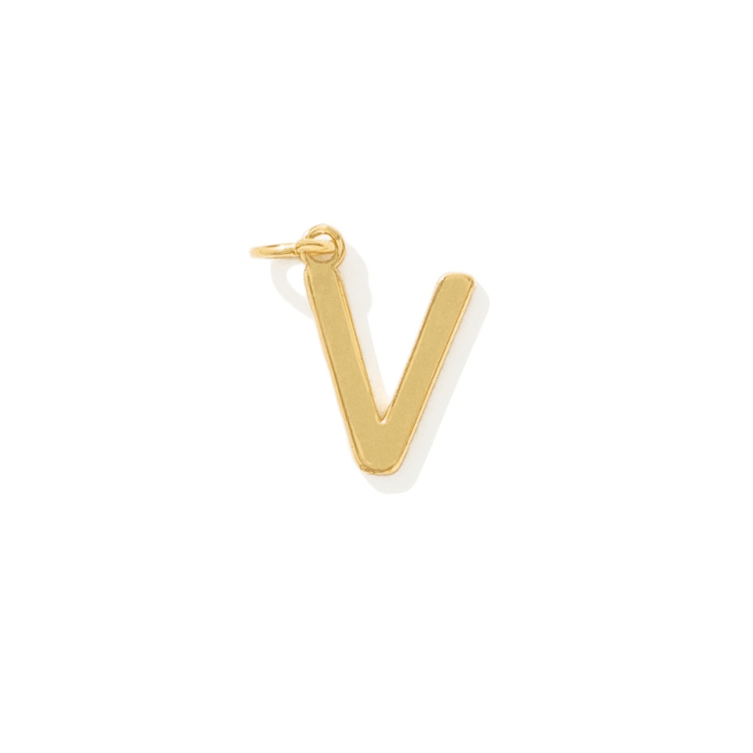 BOLD GOLDEN LETTER - DIJES - Malandra Jewelry - TD1702.V