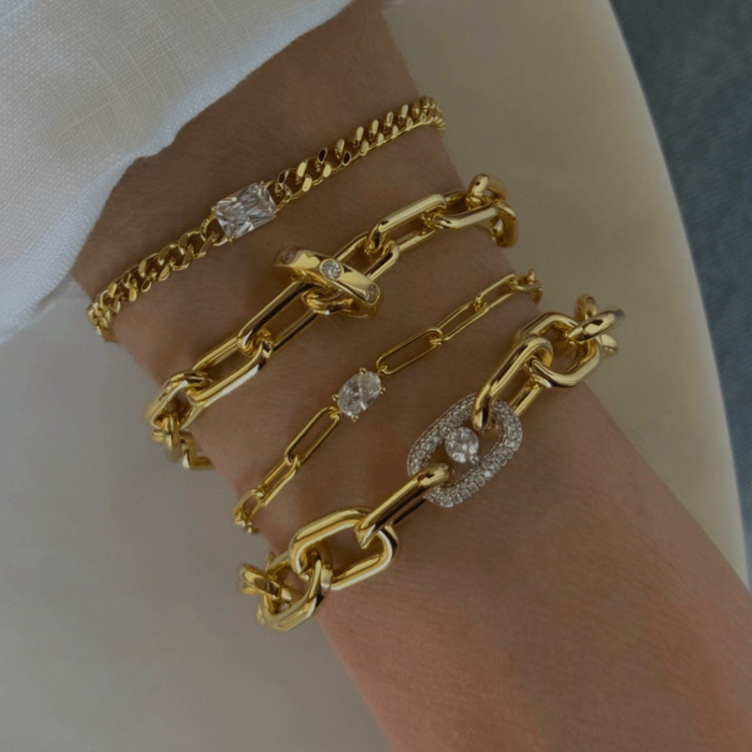 BRIGHT LINKS ESSENCE BRACELET - PULSERAS - Malandra Jewelry - ICP561