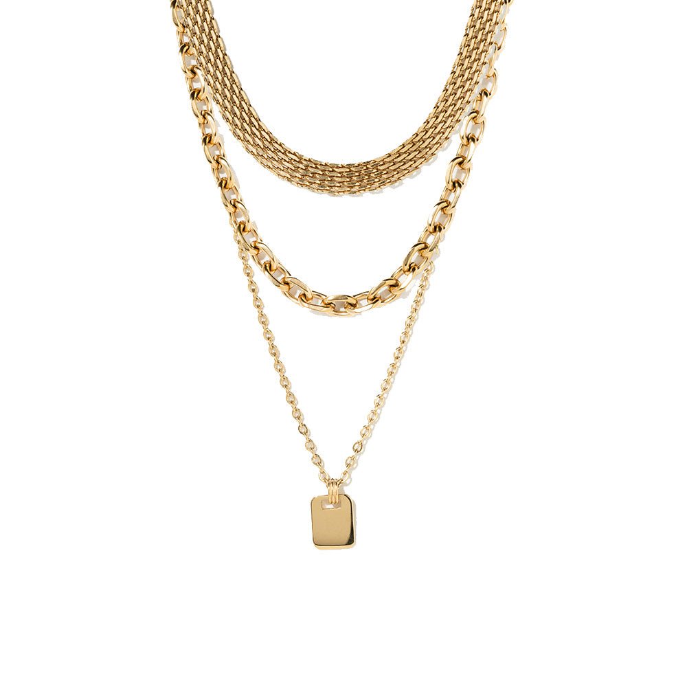 BUNDLE 2 ICON NECKLACE - BUNDLE - Malandra Jewelry - EUWC241 - EUWC239 - EUWC237