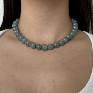 BURMESE JADE BEAD NECKLACE - COLLARES - Malandra Jewelry - TC2354