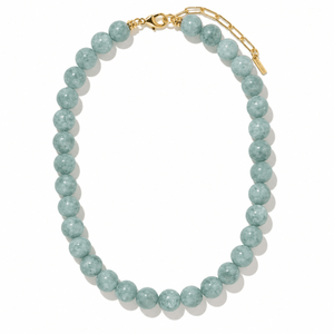 BURMESE JADE BEAD NECKLACE - COLLARES - Malandra Jewelry - TC2354