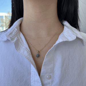 CELEBRATE GREEN AVENTURINE NECKLACE - COLLARES - Malandra Jewelry - TC2280