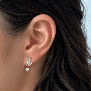 CELESTIAL CLUSTER STUDS - ARETES - Malandra Jewelry - EZAA75-EP167