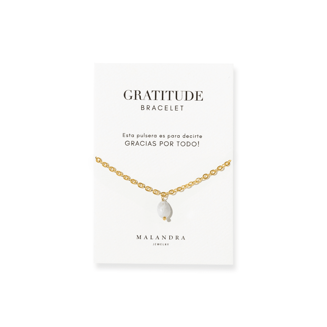 CHALCEDONY GRATITUDE BRACELET - PULSERAS - Malandra Jewelry - TP2273