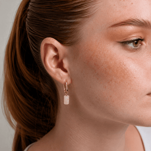 CITRINE AURA EARRINGS - ARETES - Malandra Jewelry - TA1630