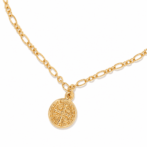 CLASSIC SAINT BENEDICT NECKLACE - COLLARES - Malandra Jewelry - TC2476