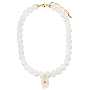 CLOUD JADE GAIA NECKLACE - COLLARES - Malandra Jewelry - TC2505