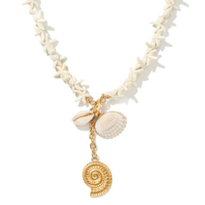 COASTAL CHARMS NECKLACE - COLLARES - Malandra Jewelry - EUWC552-JDN0101313
