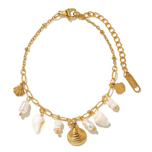 COASTAL SHELL BRACELET - PULSERAS - Malandra Jewelry - EUWP546-JDB0203317