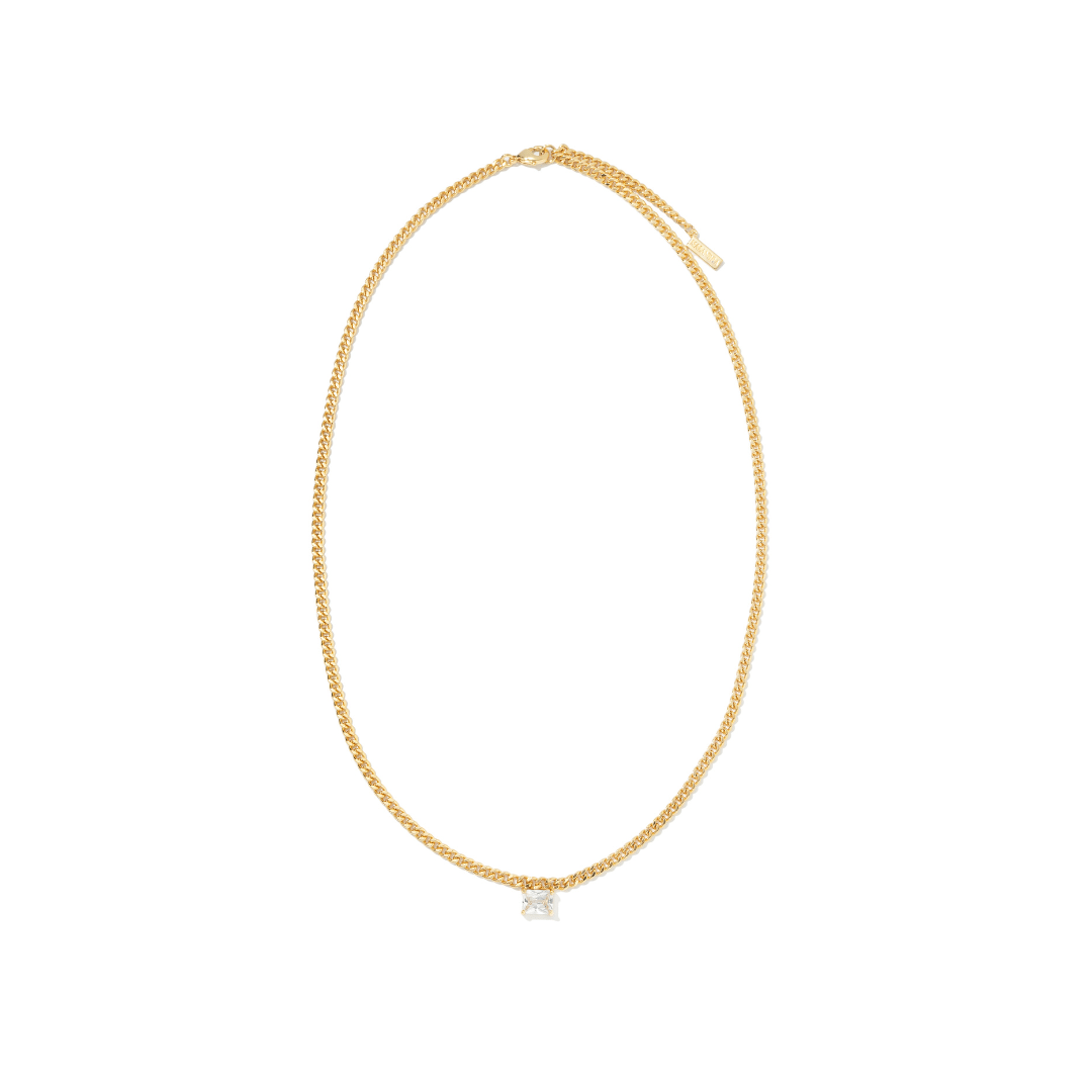 CRYSTAL BAR ESSENTIAL NECKLACE - COLLARES - Malandra Jewelry - ICC551