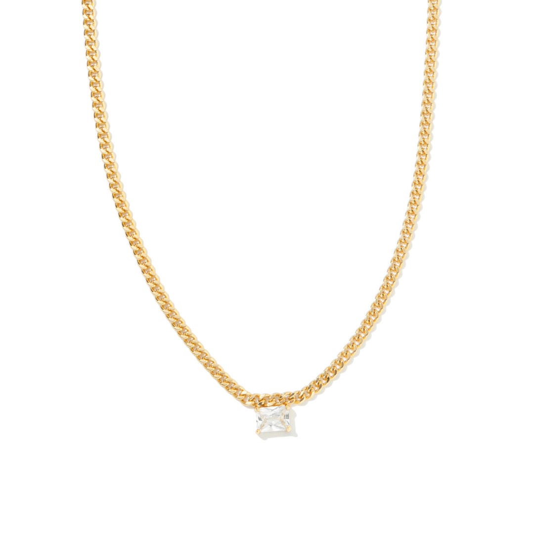 CRYSTAL BAR ESSENTIAL NECKLACE - COLLARES - Malandra Jewelry - ICC551